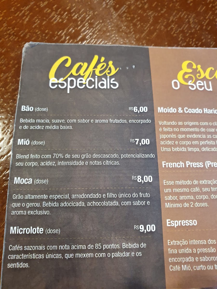 Cafeteria Cheirin Bão Menu - Image 2